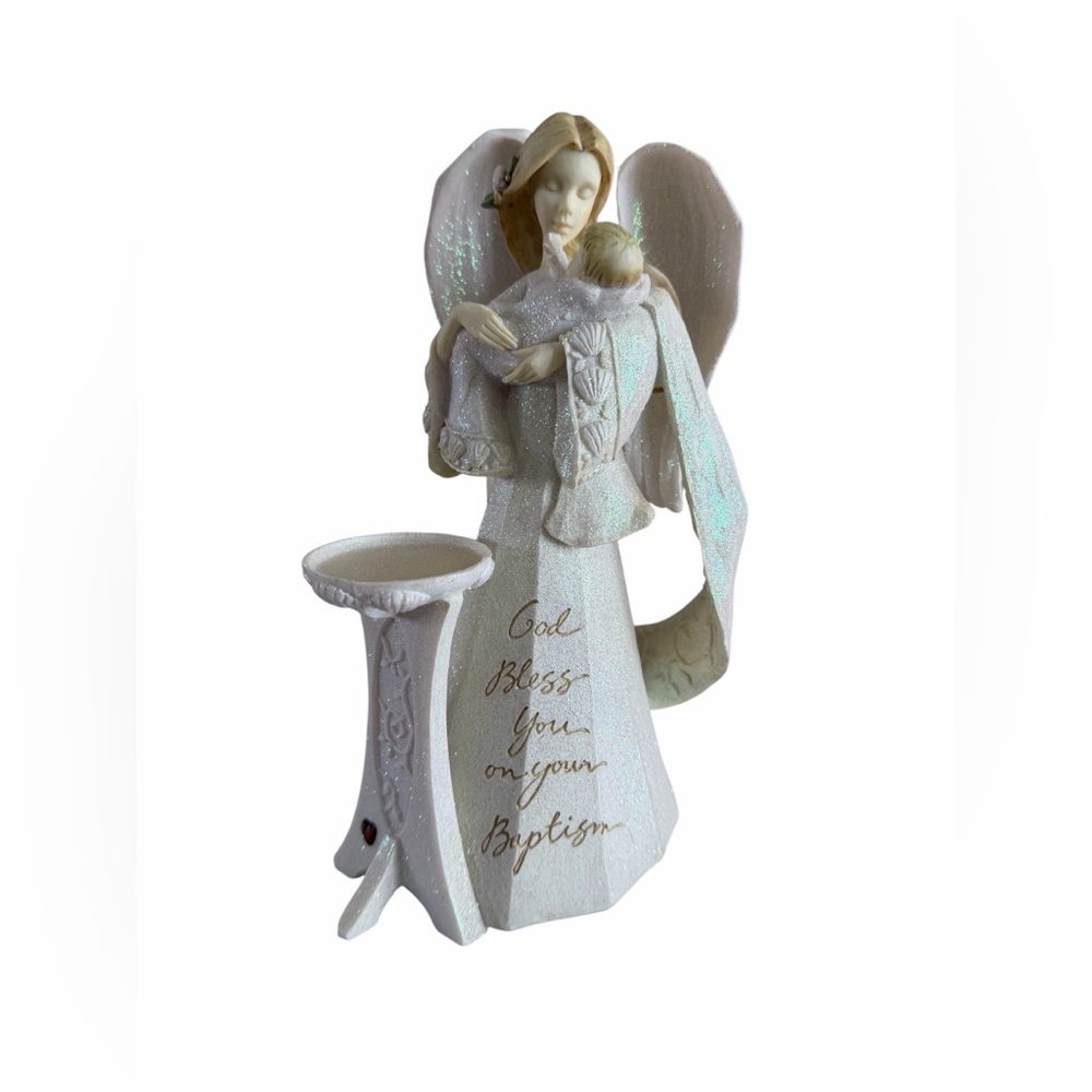 Enesco Foundations "God Bless You On Your Baptism" Angel- NWOT